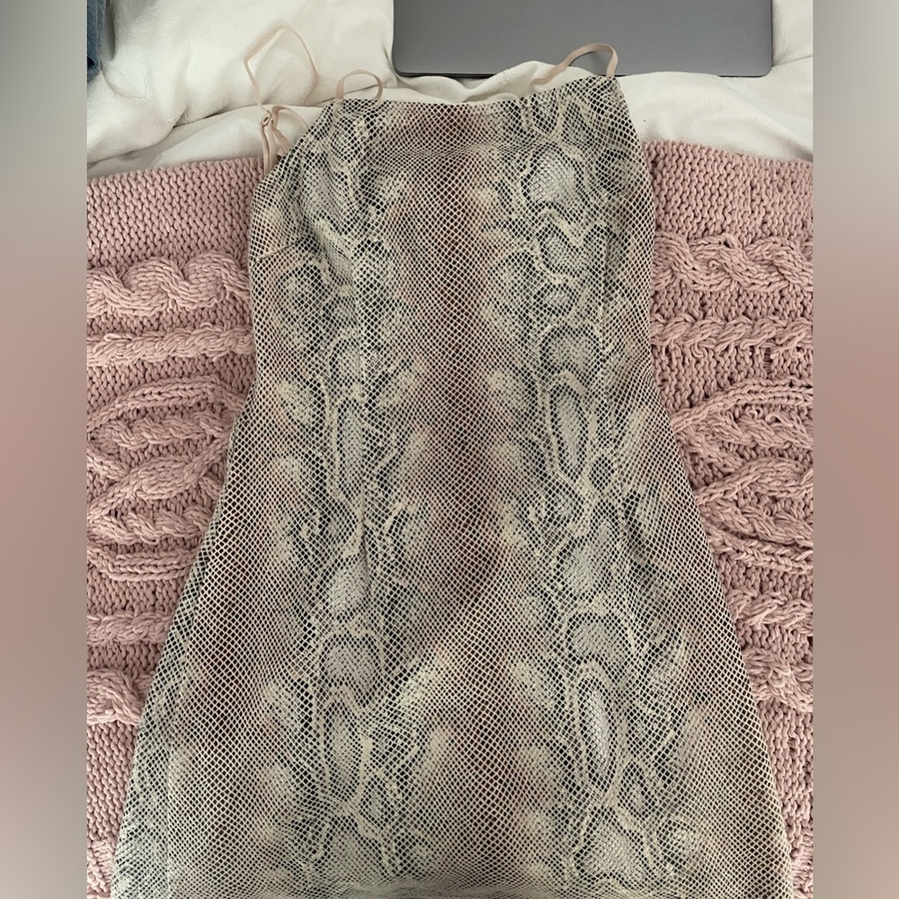 urban outfitters snakeskin dress